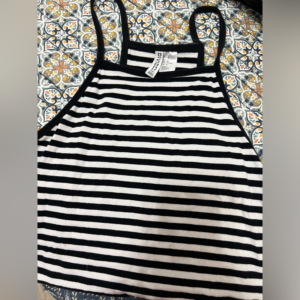 Black and White Tank